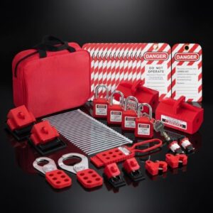 Lockout Safety Padlock & Hasp Set