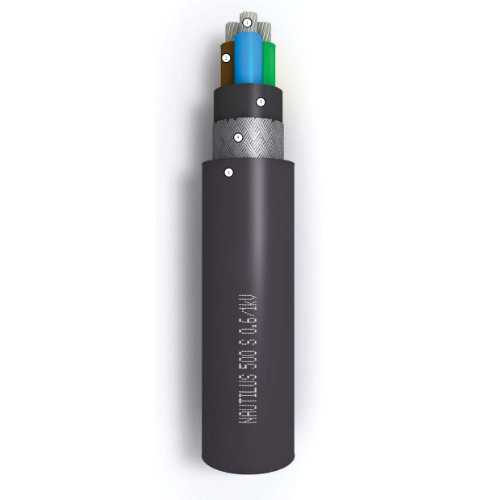 Screened Submersible Power Cable – NAUTILUS 500 S